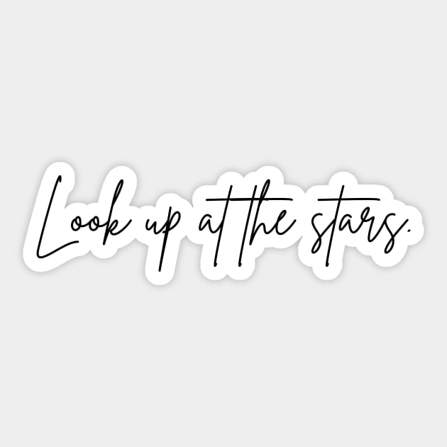 Look Up At The Stars Sticker by casualism